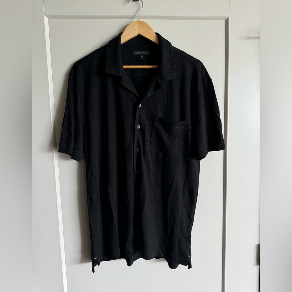 Banana Republic 100% Linen Resort Shirt - M